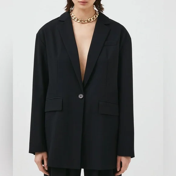 Karen Millen Limited Edition oversized soft tailored jacket (size 12) - Picture 1 of 10